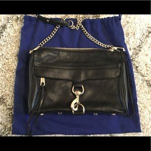 Rebecca Minkoff Black Large MAC Crossbody Bag